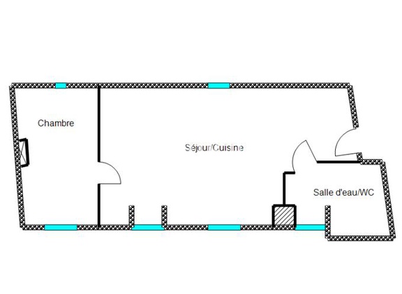 Achat immobilier Appartement 2 pièces  36m2 à Nogent-le-Roi (28210) - Photo n°7