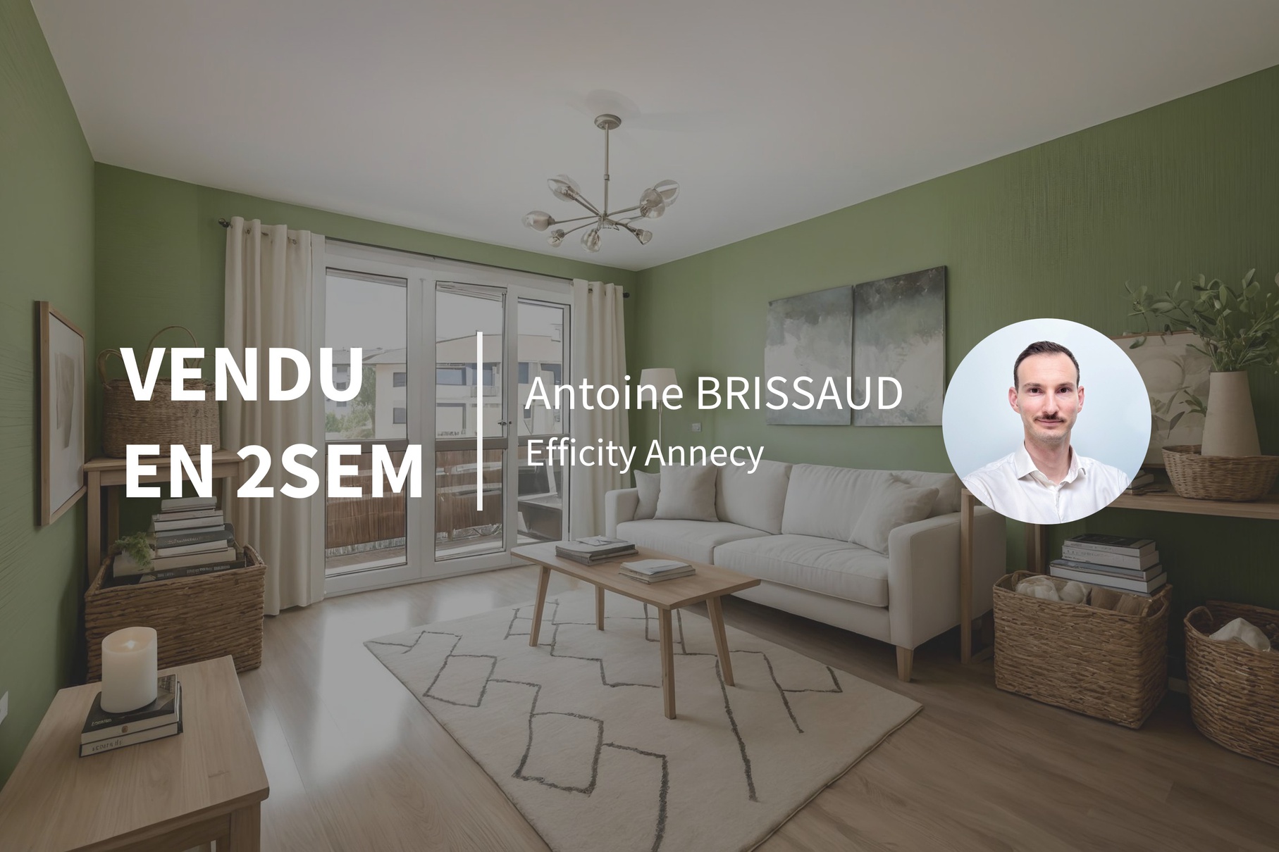 appartement 3 pièces - 66m2 à Annecy (74960)