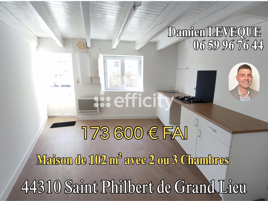 maison 4 pièces - 102,0m2 à Saint-Philbert-de-Grand-Lieu (44310)