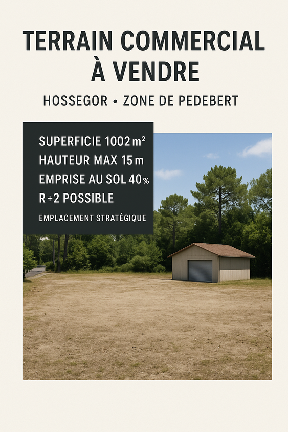 terrain  - 1002m2 à Soorts-Hossegor (40150)