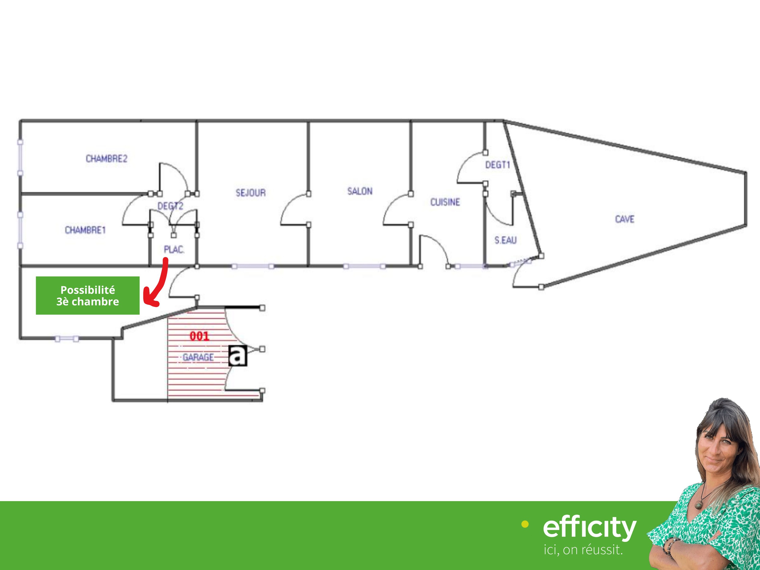 Achat immobilier Maison 3 pièces  60m2 à Balbigny (42510) - Photo n°11
