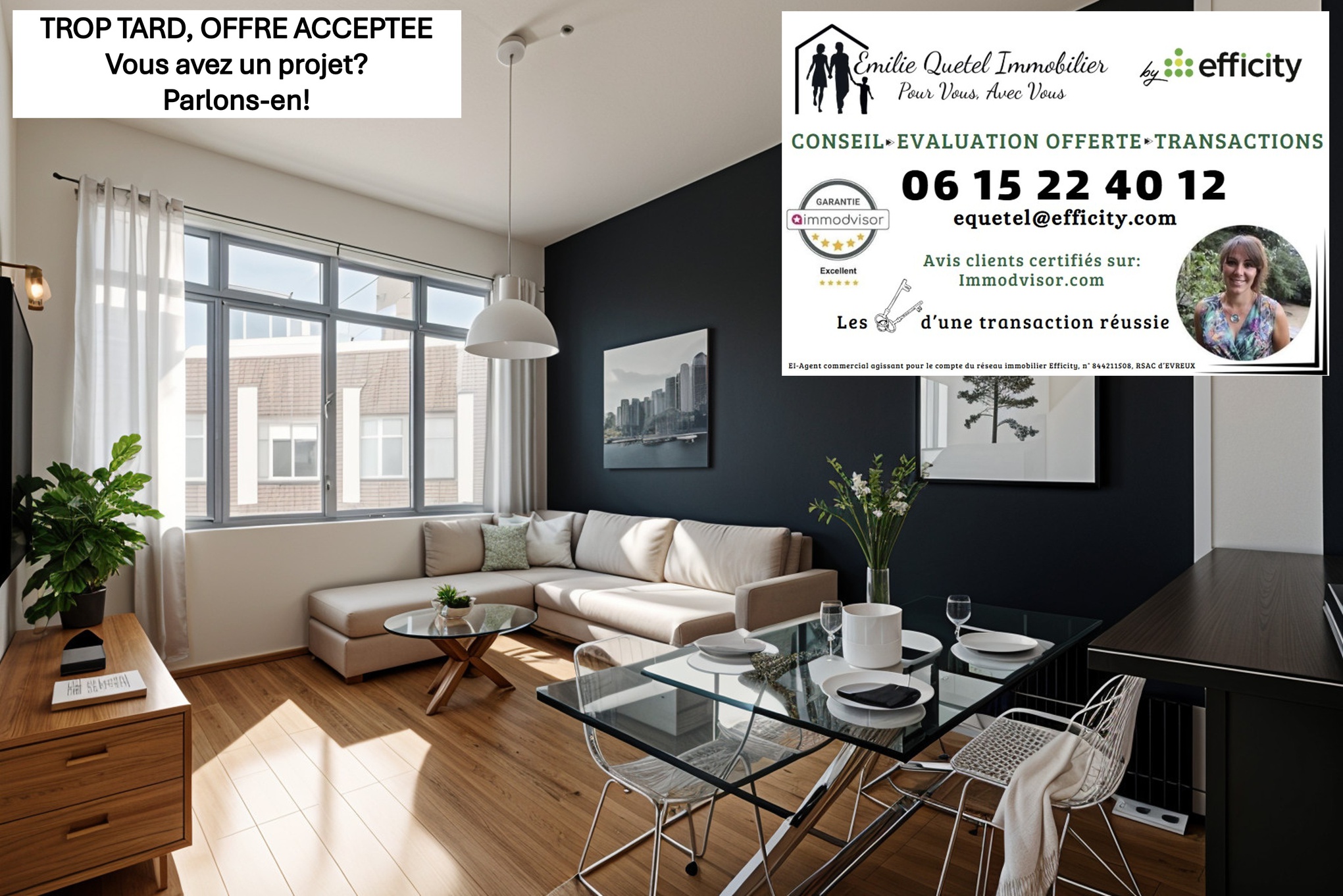 appartement 3 pièces - 56m2 à Elbeuf (76500)