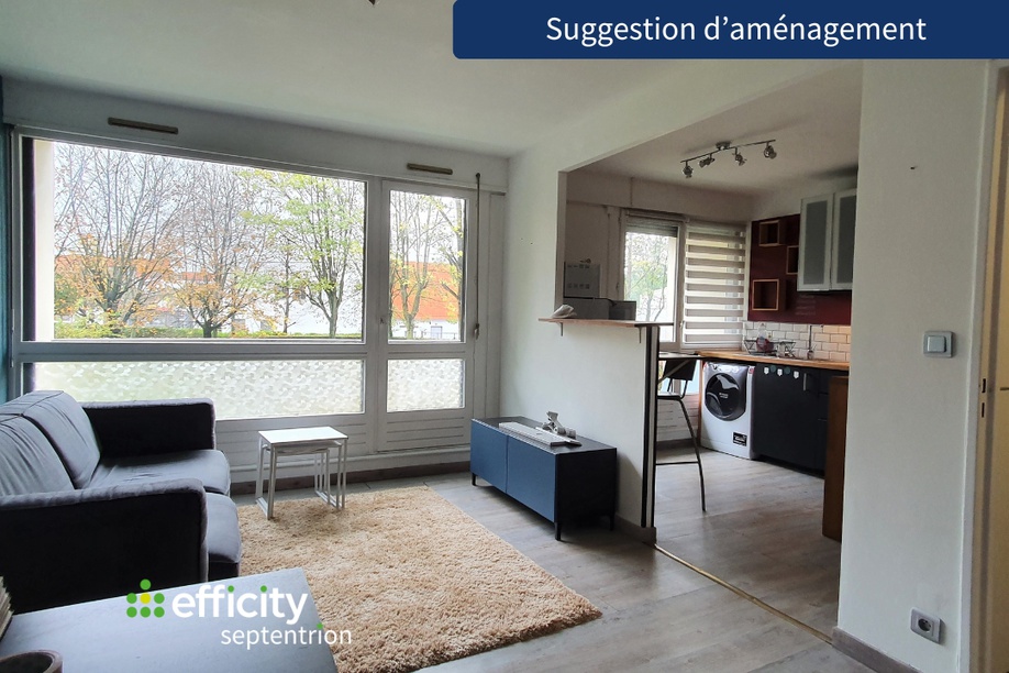 Achat immobilier Appartement 1 pièces  33m2 à Lille (59000) - Photo n°9