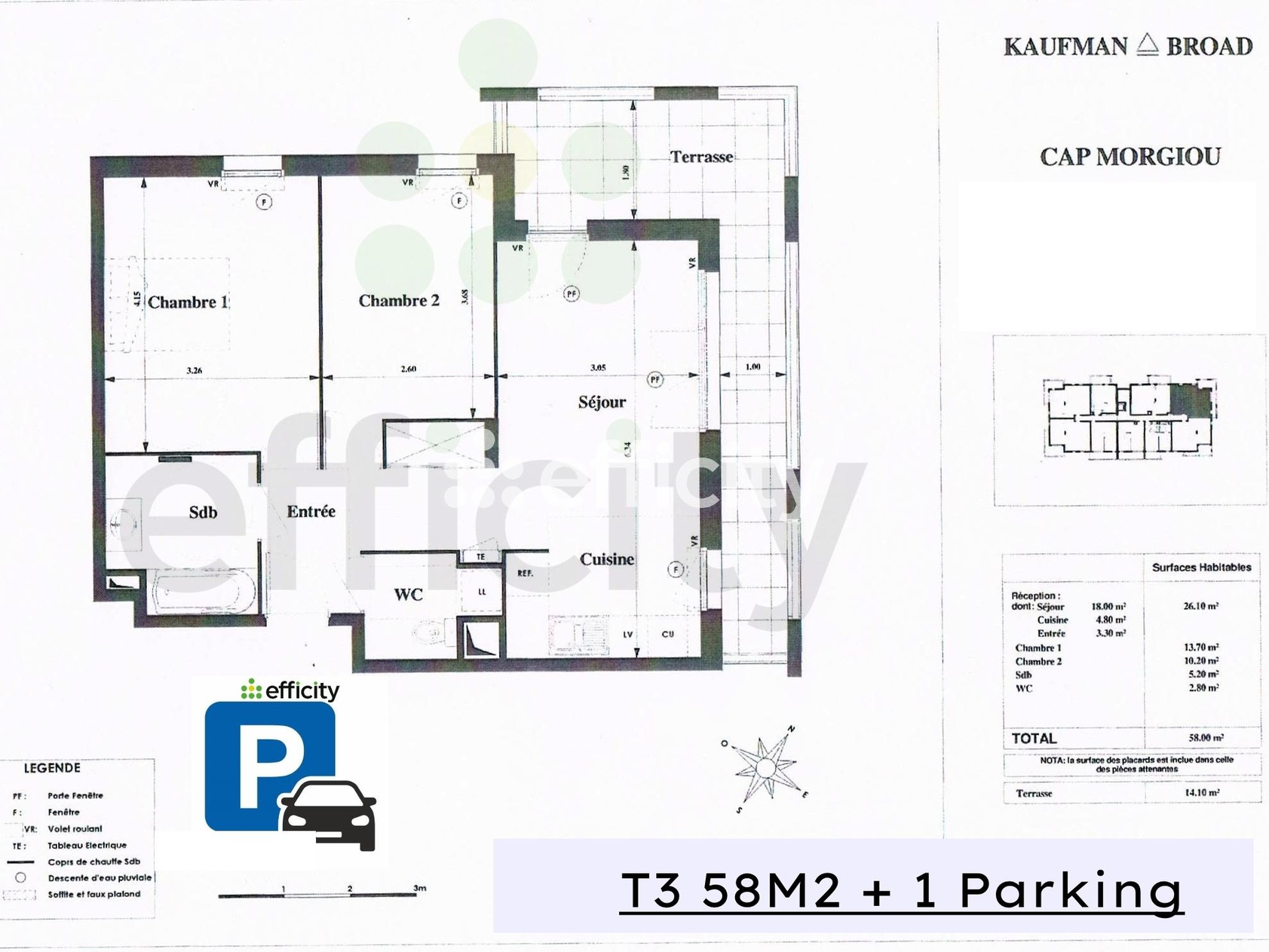 Achat immobilier Appartement 3 pièces  58m2 à Marseille (13009) - Photo n°4