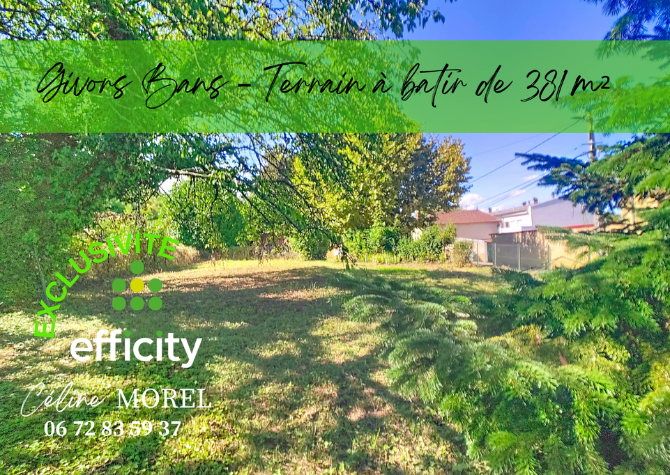 terrain  - 381m2 à Givors (69700)