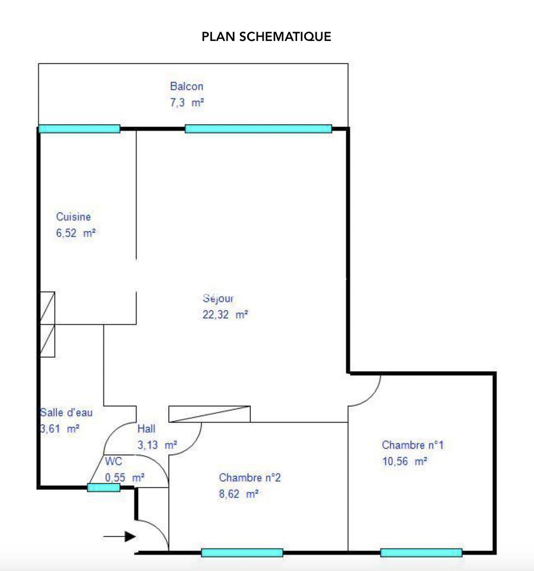 Achat immobilier Appartement 3 pièces  56m2 à Bandol (83150) - Photo n°21