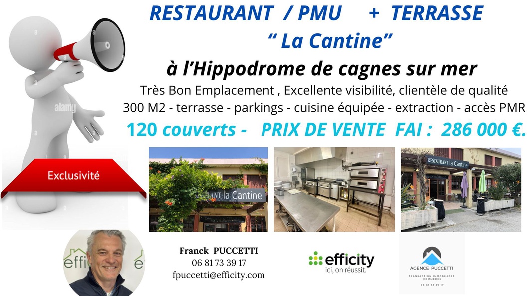 local commercial  - 300m2 à Cagnes-sur-Mer (06800)