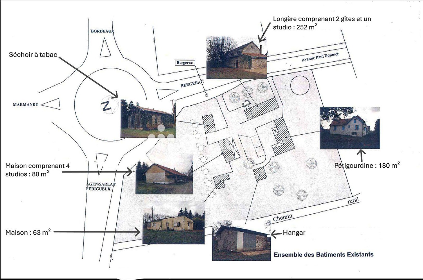 Achat immobilier Maison 20 pièces  575m2 à Bergerac (24100) - Photo n°1