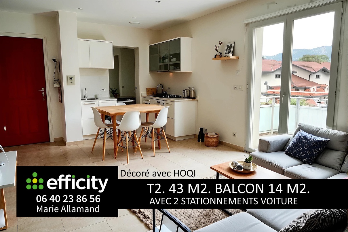 appartement 2 pièces - 43m2 à Scionzier (74950)