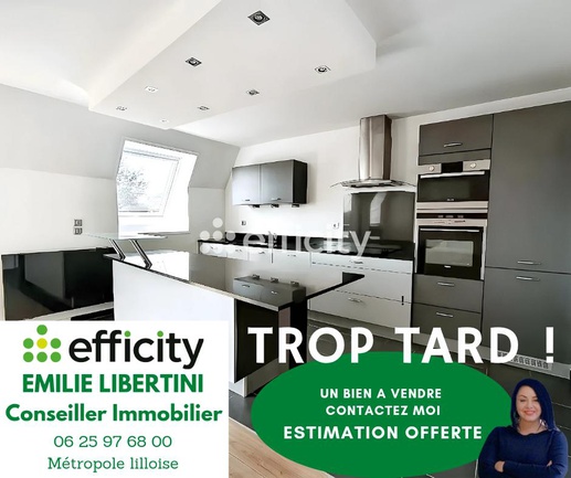 appartement 4 pièces - 96m2 à Lambersart (59130)