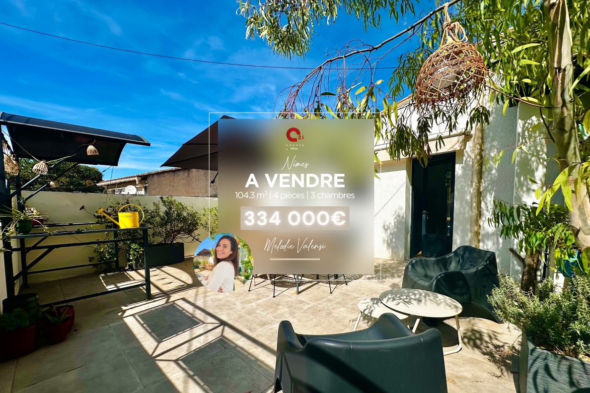 appartement 4 pièces - 104m2 à Nîmes (30900)