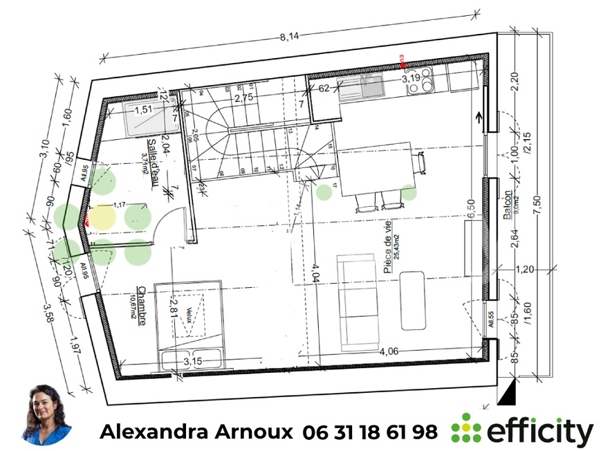 Achat immobilier Appartement 1 pièces  46m2 à Peynier (13790) - Photo n°6