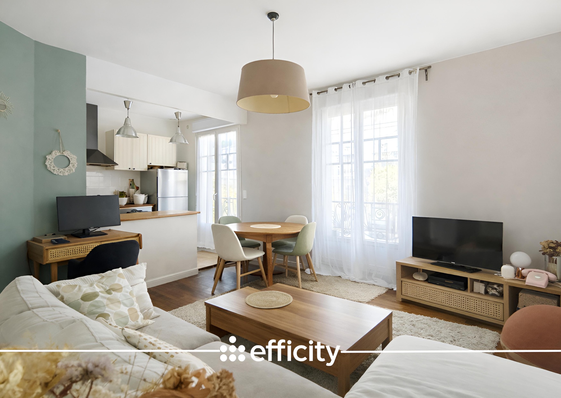 appartement 3 pièces - 60,7m2 à Nantes (44000)