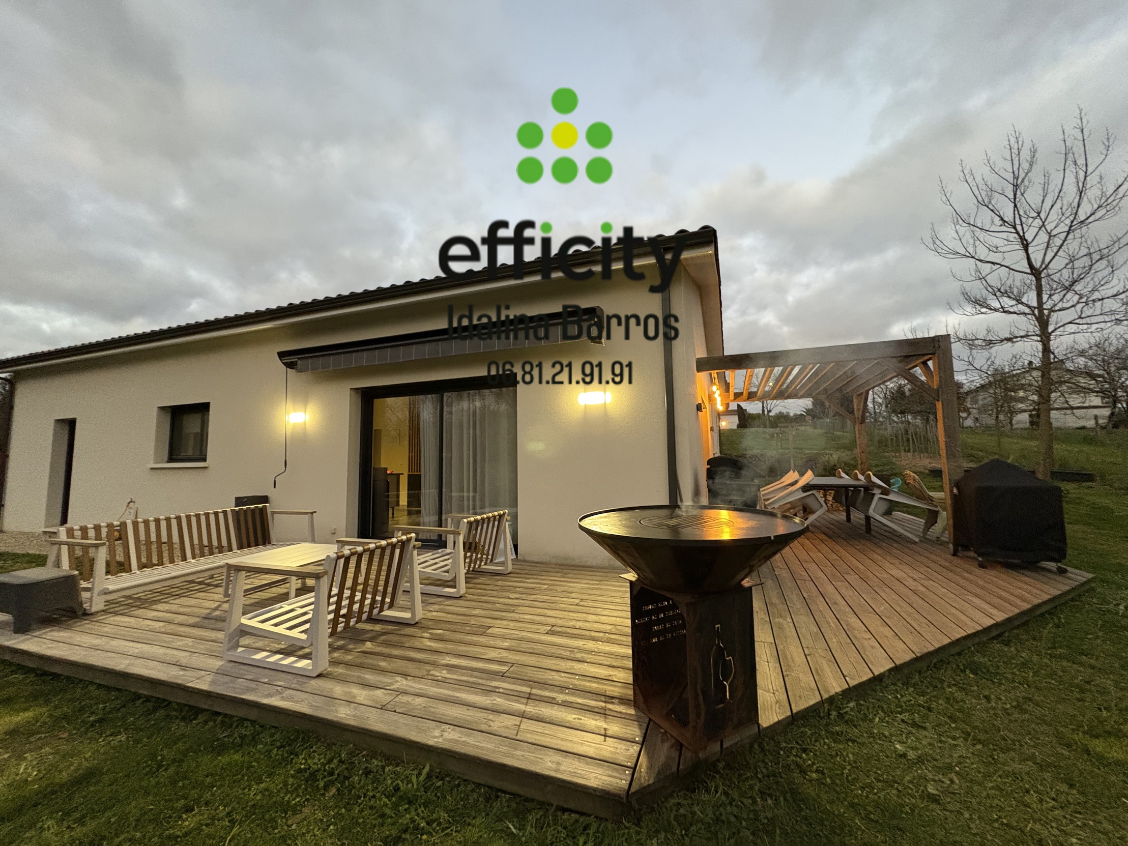 maison 6 pièces - 125,0m2 à La Boixe (16330)