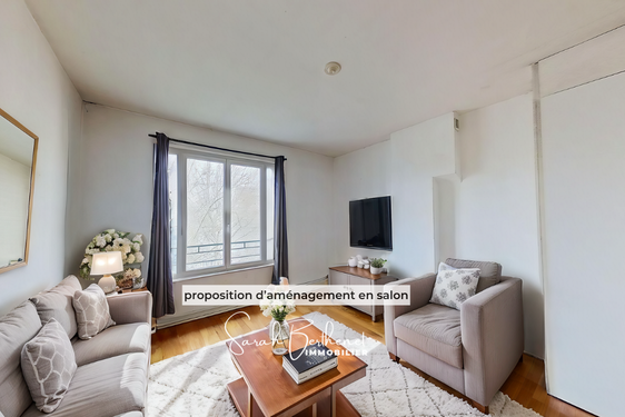 appartement 2 pièces - 40m2 à Lyon (69003)