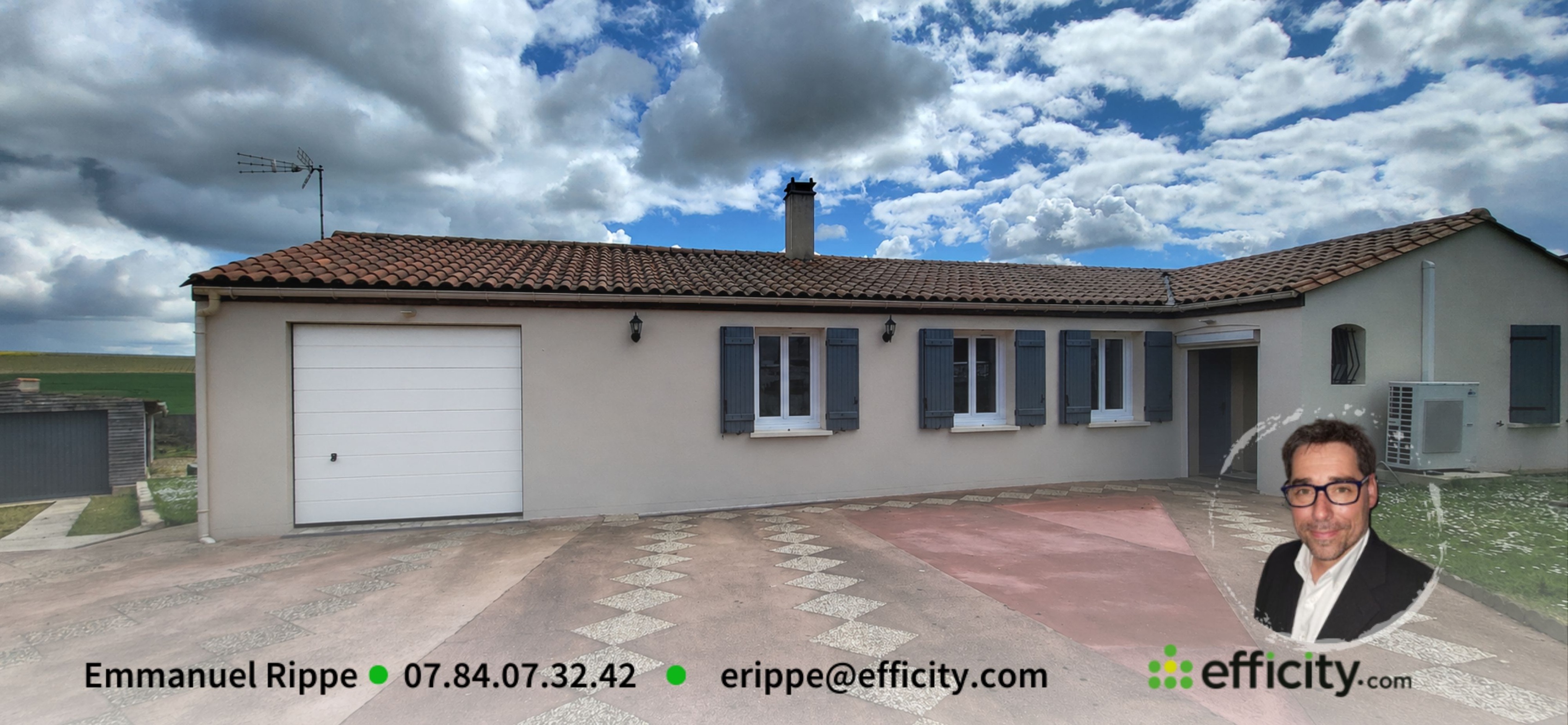 Achat immobilier Maison 4 pièces  99m2 à Saint-Cybardeaux (16170) - Photo n°1