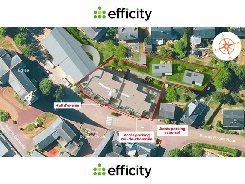 Achat immobilier Appartement 2 pièces  43m2 à La Chapelle-des-Fougeretz (35520) - Photo n°11