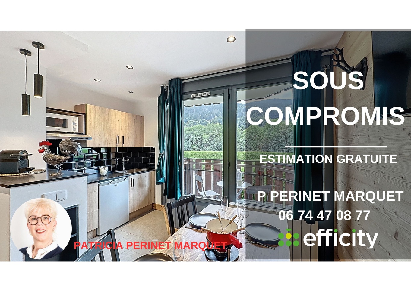 appartement 2 pièces - 23m2 à Demi-Quartier (74120)