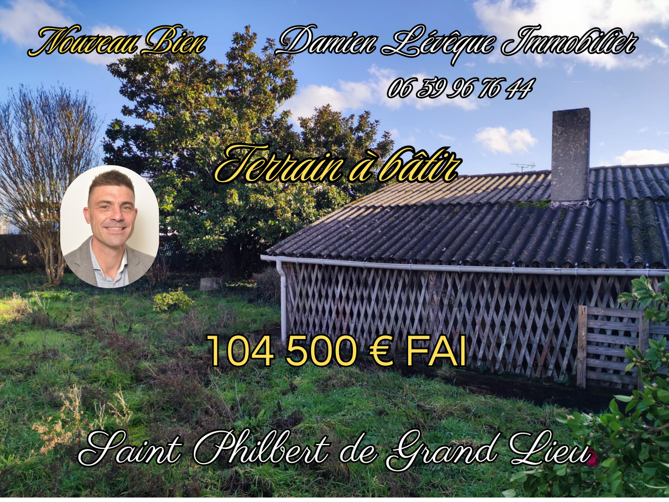 Achat immobilier Terrain   525m2 à Saint-Philbert-de-Grand-Lieu (44310) - Photo n°1