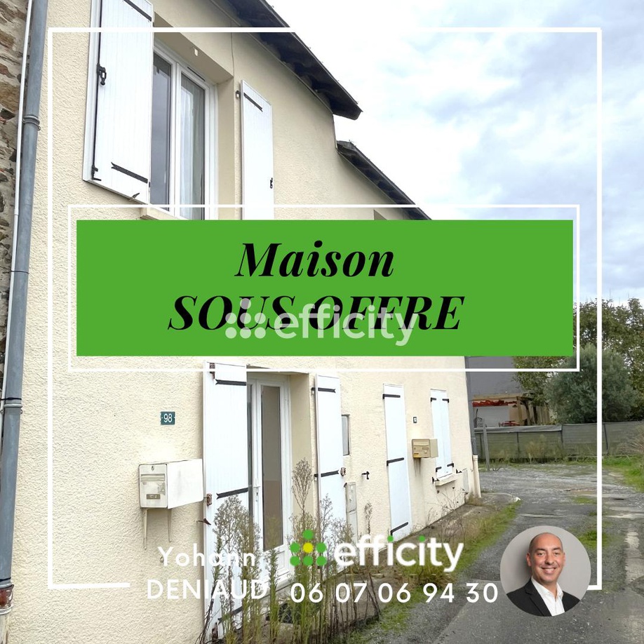 Achat immobilier Maison 3 pièces  60m2 à Ligné (44850) - Photo n°1