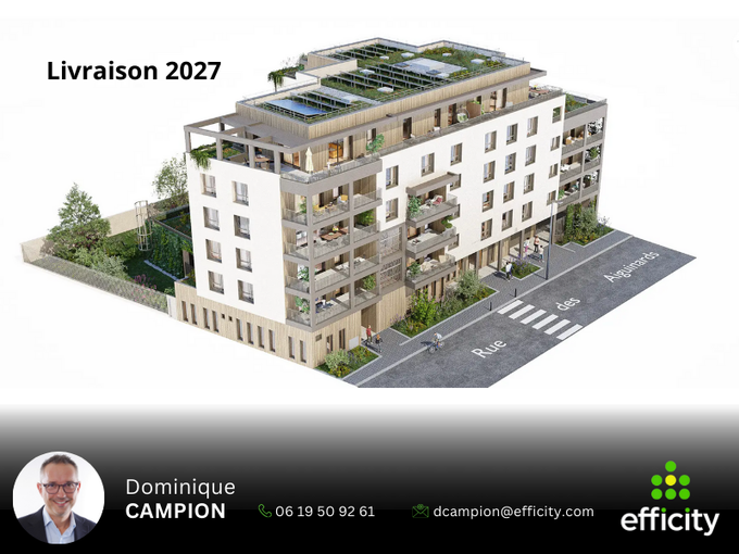 Achat immobilier Appartement 2 pièces  51m2 à Meylan (38240) - Photo n°1