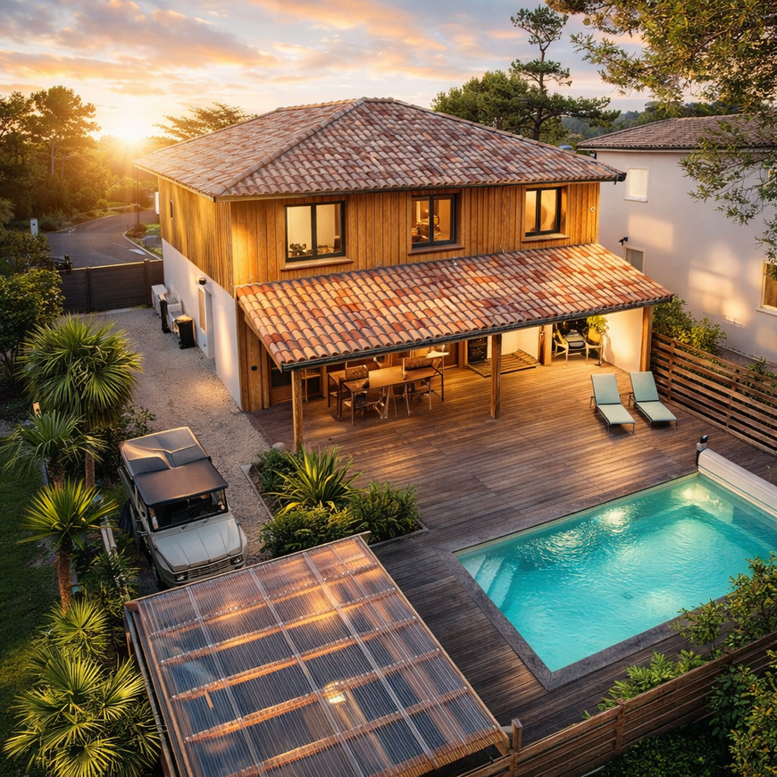 Achat immobilier Maison 6 pièces  127m2 à Lacanau Océan (33680) - Photo n°1