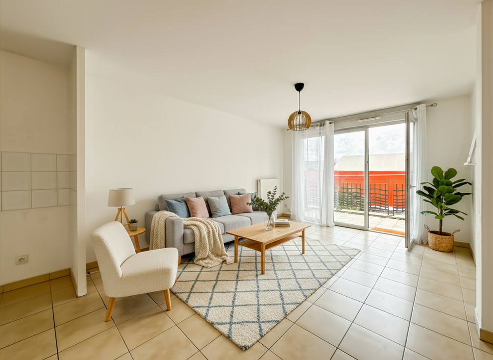 Achat immobilier Appartement 2 pièces  44m2 à Bordeaux (33300) - Photo n°1