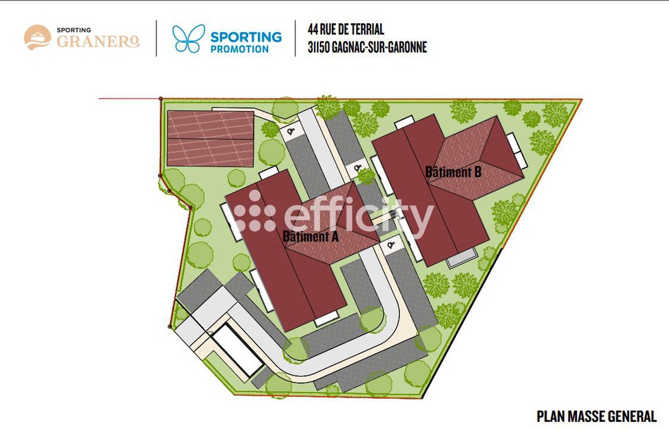 Achat immobilier Appartement 2 pièces  45m2 à Gagnac-sur-Garonne (31150) - Photo n°4