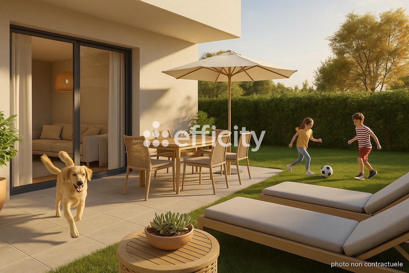 Achat immobilier Appartement 2 pièces  50m2 à Bonnefamille (38090) - Photo n°1