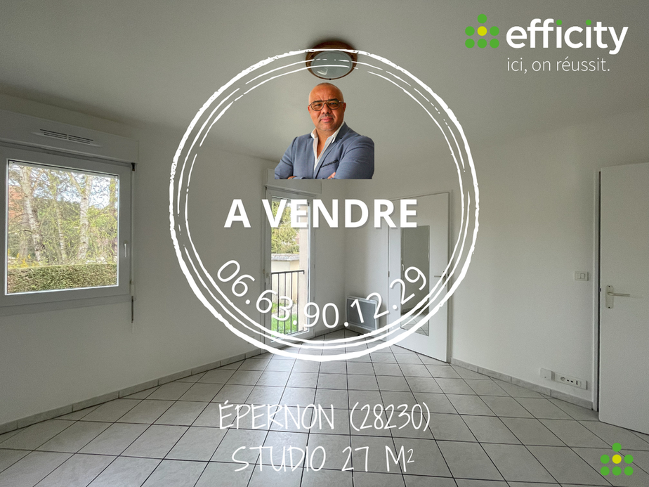 Achat immobilier Appartement 1 pièces  27m2 à Épernon (28230) - Photo n°1