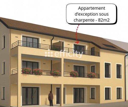 appartement 3 pièces - 81m2 à Bonnefamille (38090)