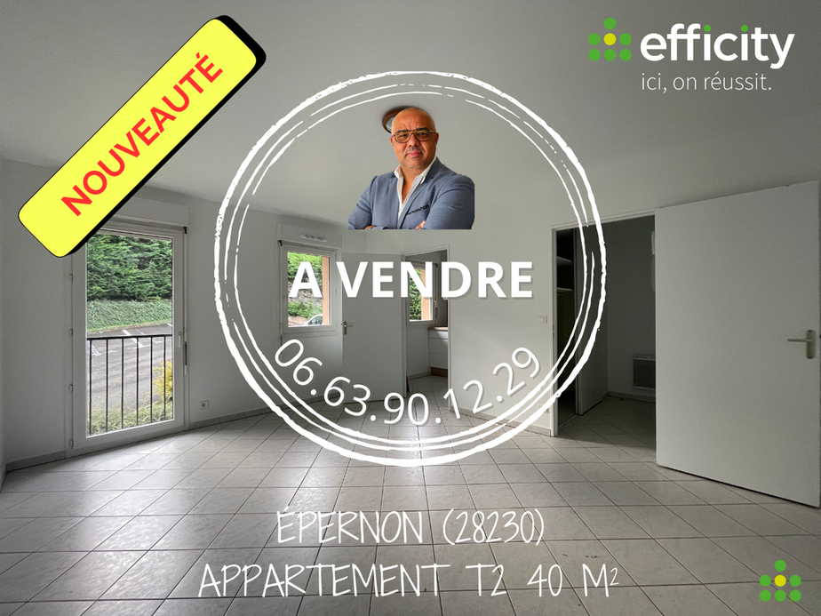Achat immobilier Appartement 2 pièces  40m2 à Épernon (28230) - Photo n°1