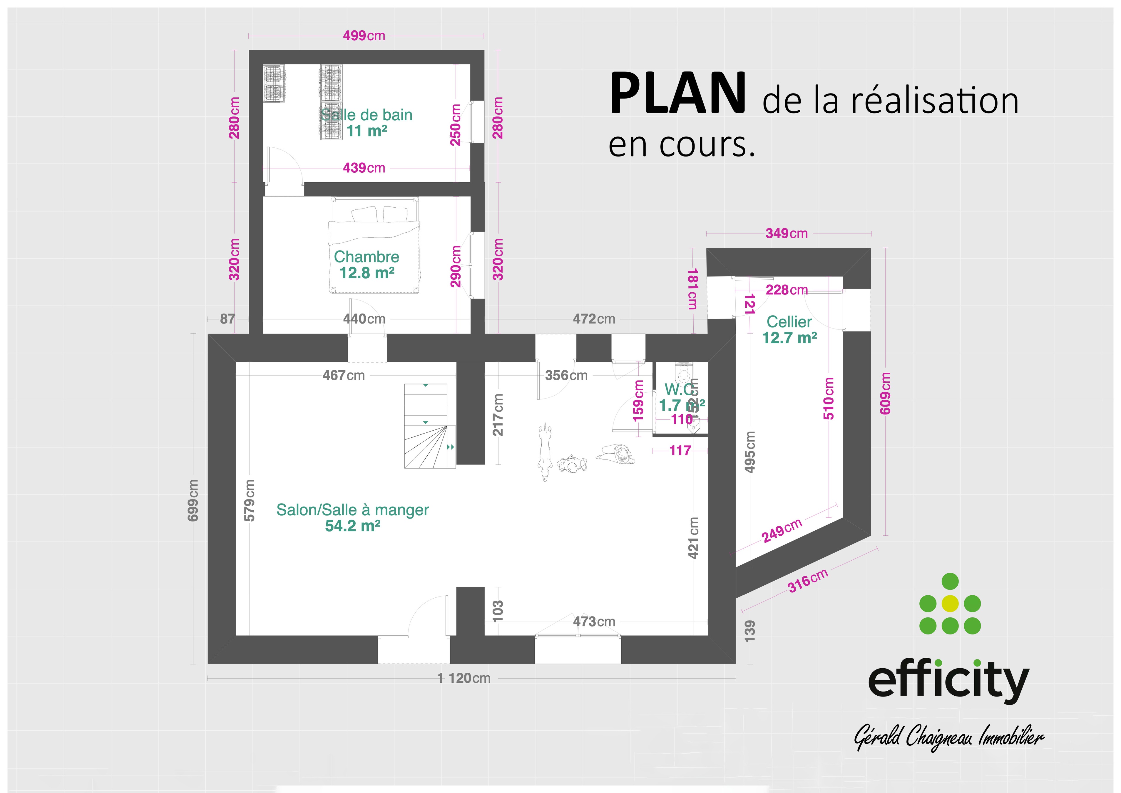 Achat immobilier Maison 3 pièces  80m2 à Saint-Lumine-de-Coutais (44310) - Photo n°18
