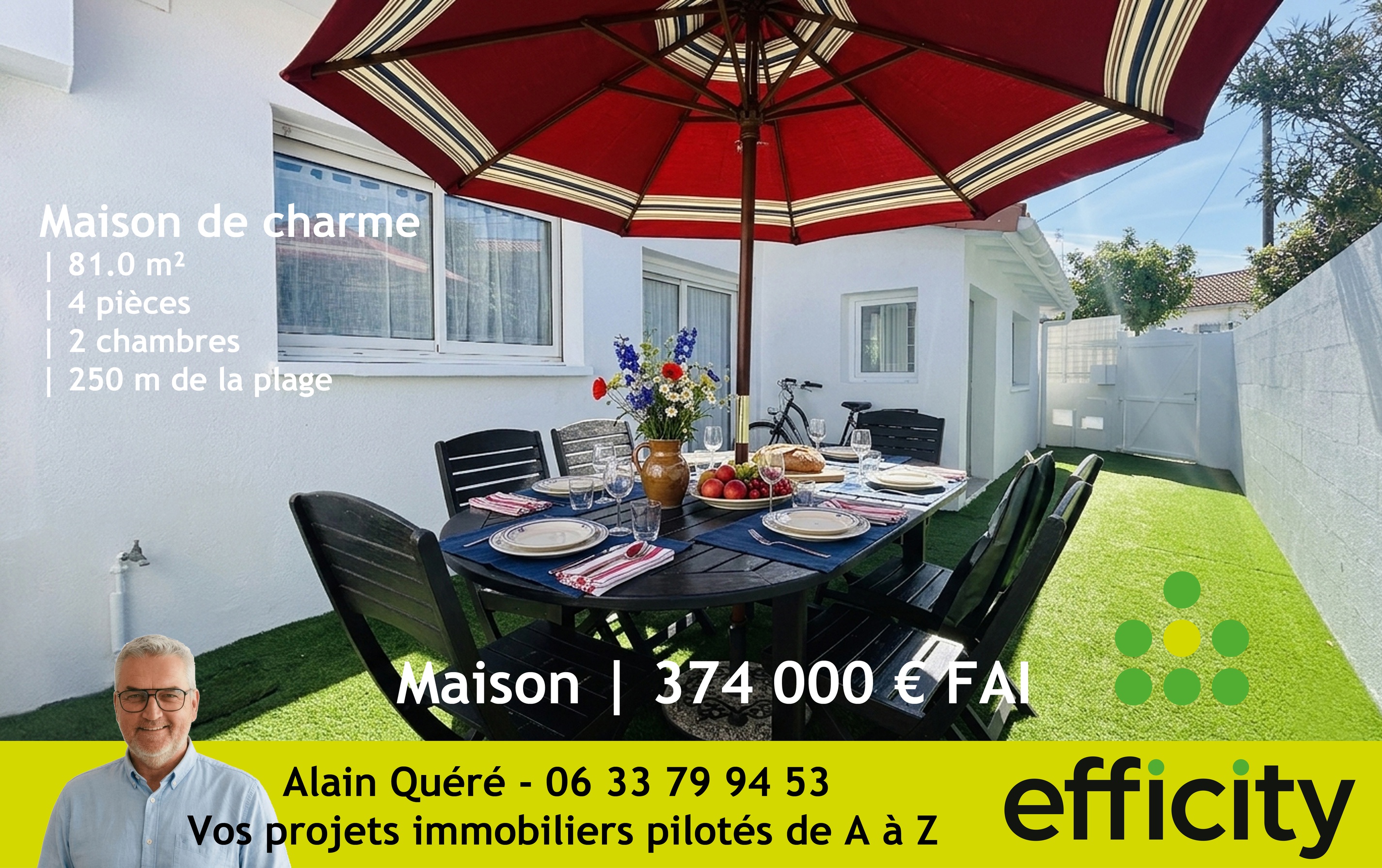 maison 4 pièces - 81m2 à Châtelaillon-Plage (17340)