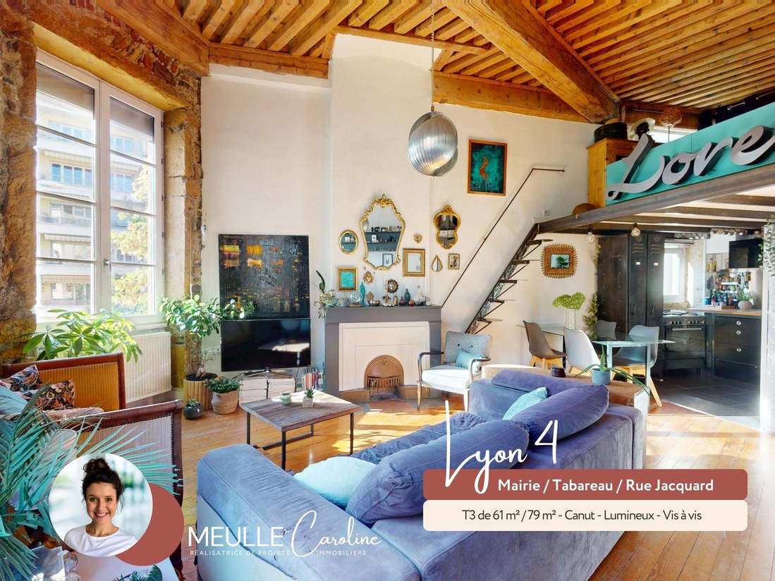 appartement 3 pièces - 79,4m2 à Lyon (69004)