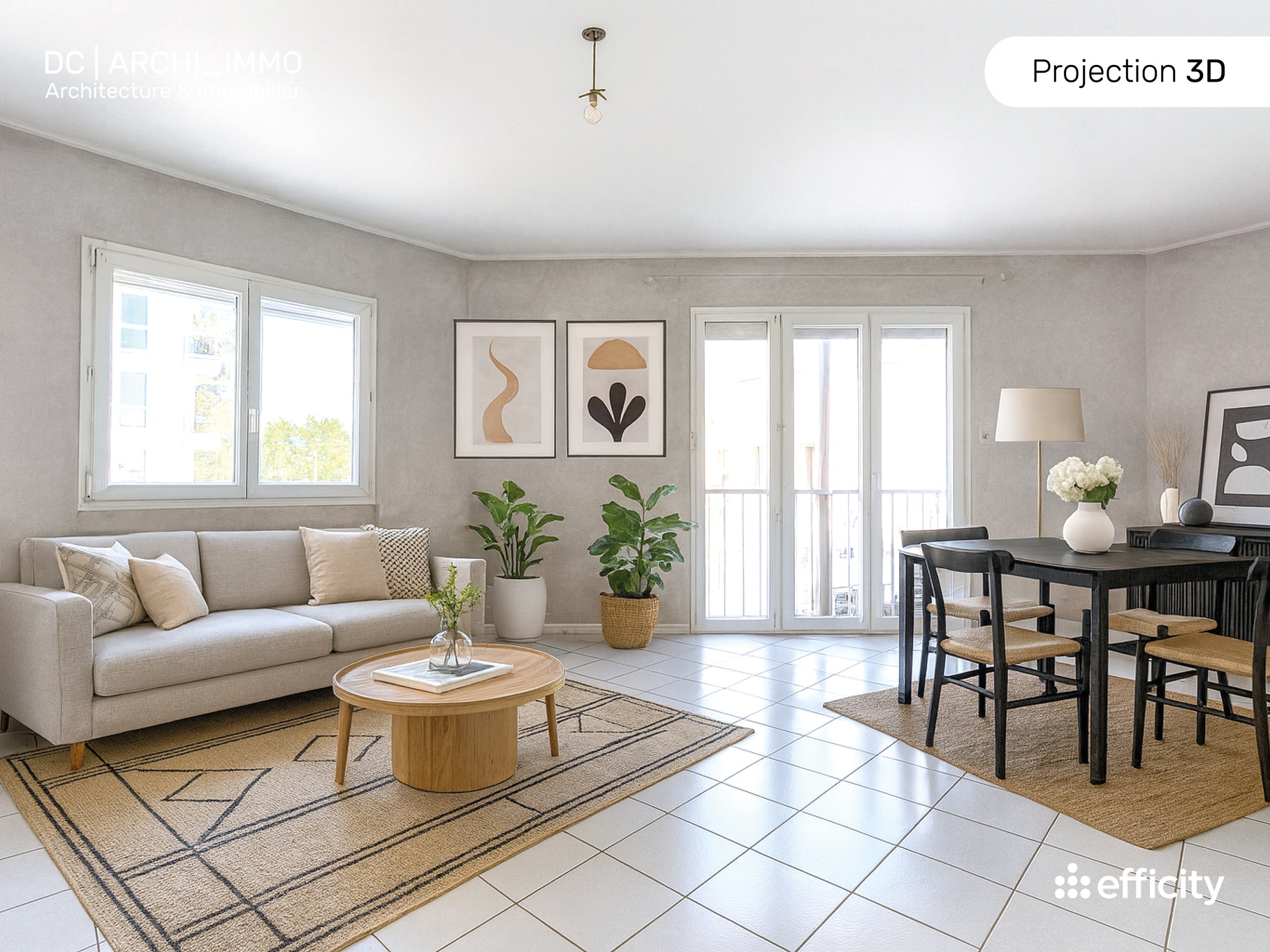 appartement 3 pièces - 60m2 à Talence (33400)