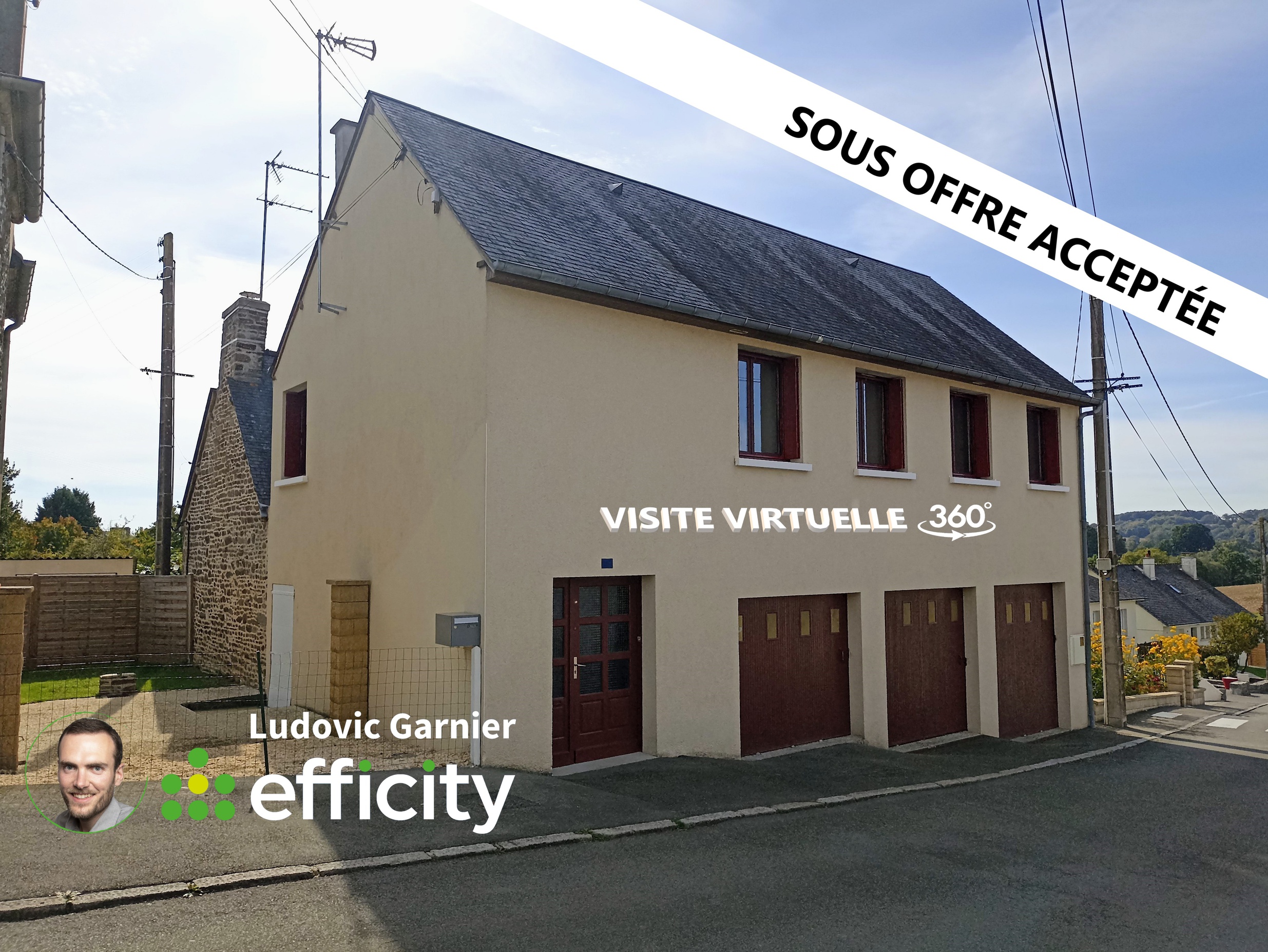 maison 3 pièces - 73m2 à Fougerolles-du-Plessis (53190)