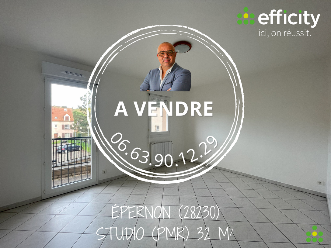 Achat immobilier Appartement 1 pièces  32m2 à Épernon (28230) - Photo n°1
