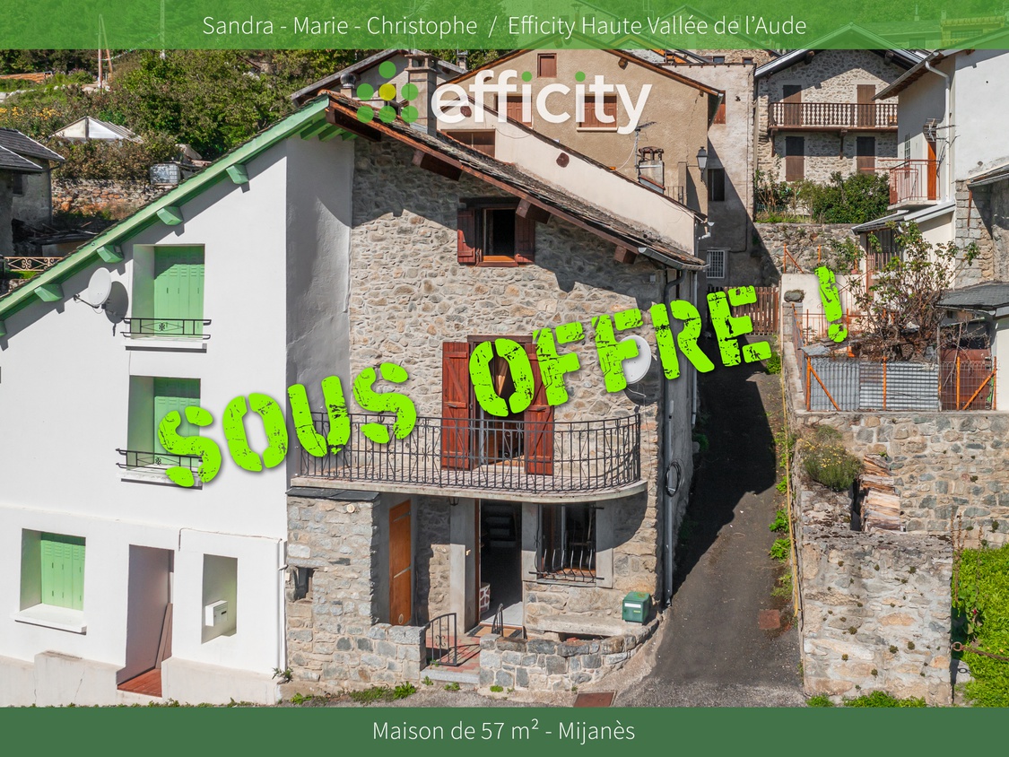 maison 3 pièces - 57,0m2 à Mijanès (09460)