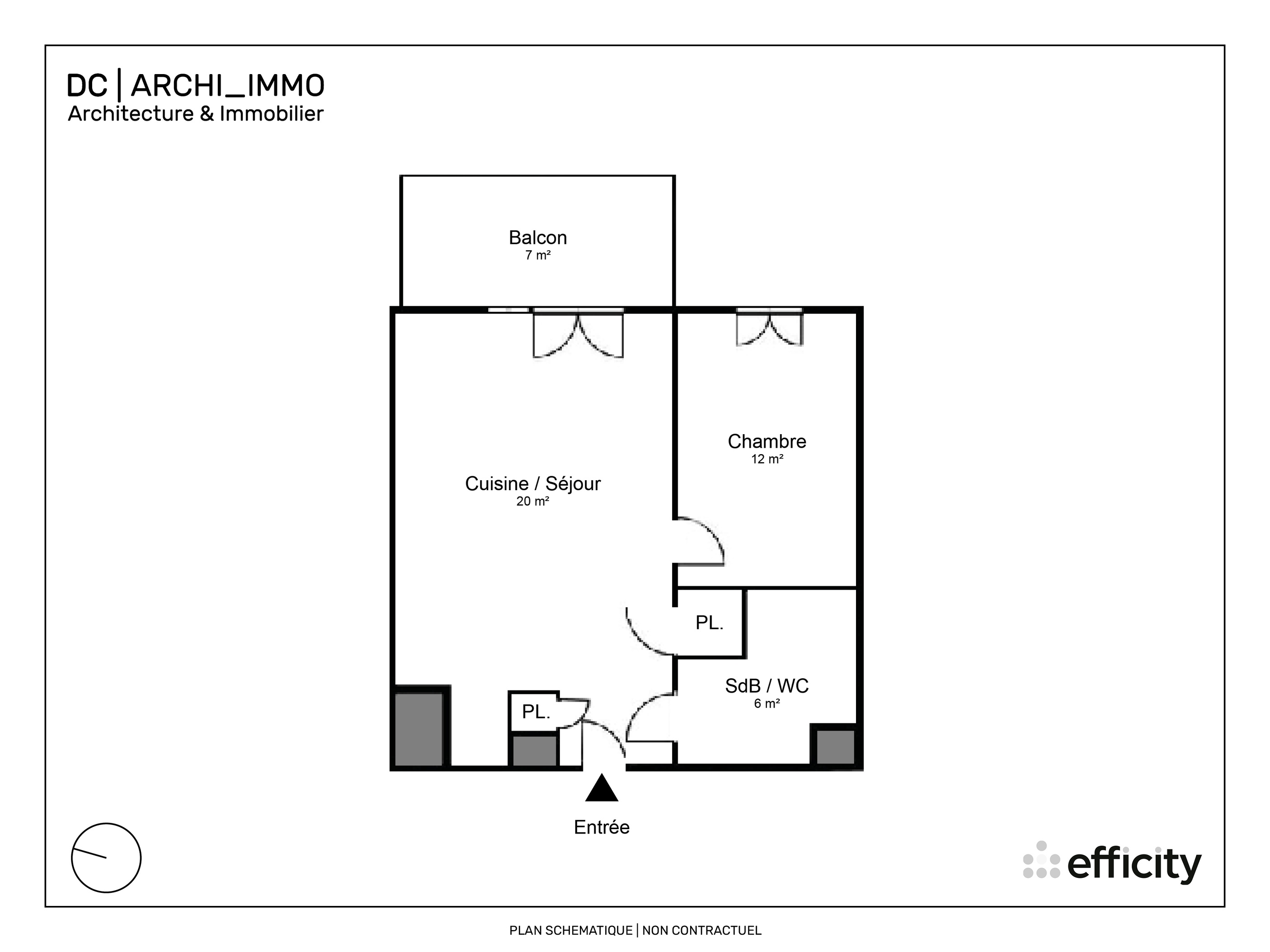 Achat immobilier Appartement 2 pièces  40m2 à Toulouse (31400) - Photo n°5