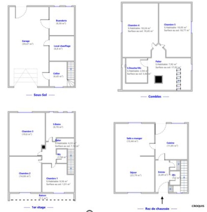 Achat immobilier Maison 7 pièces  143m2 à Sartrouville (78500) - Photo n°5