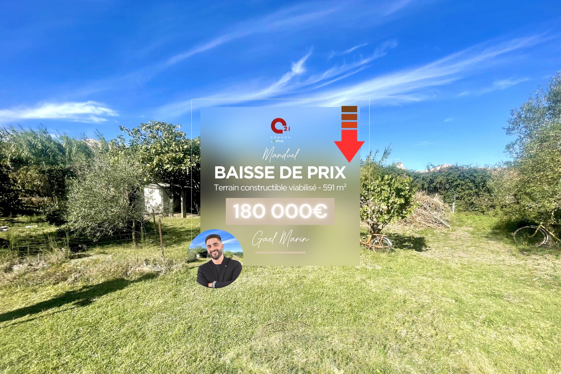 Achat immobilier Terrain   591m2 à Manduel (30129) - Photo n°1