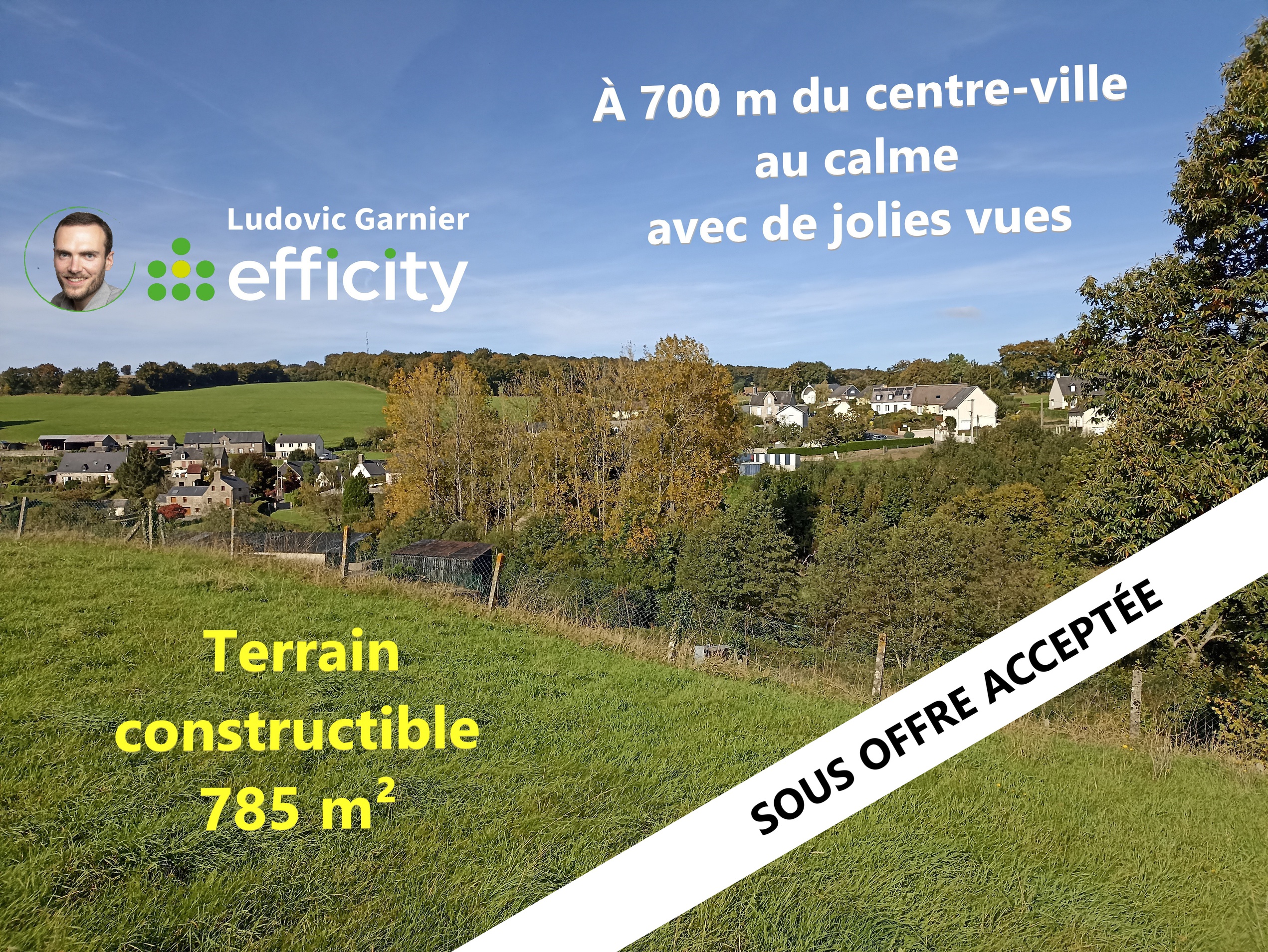 terrain  - 785m2 à Sourdeval (50150)