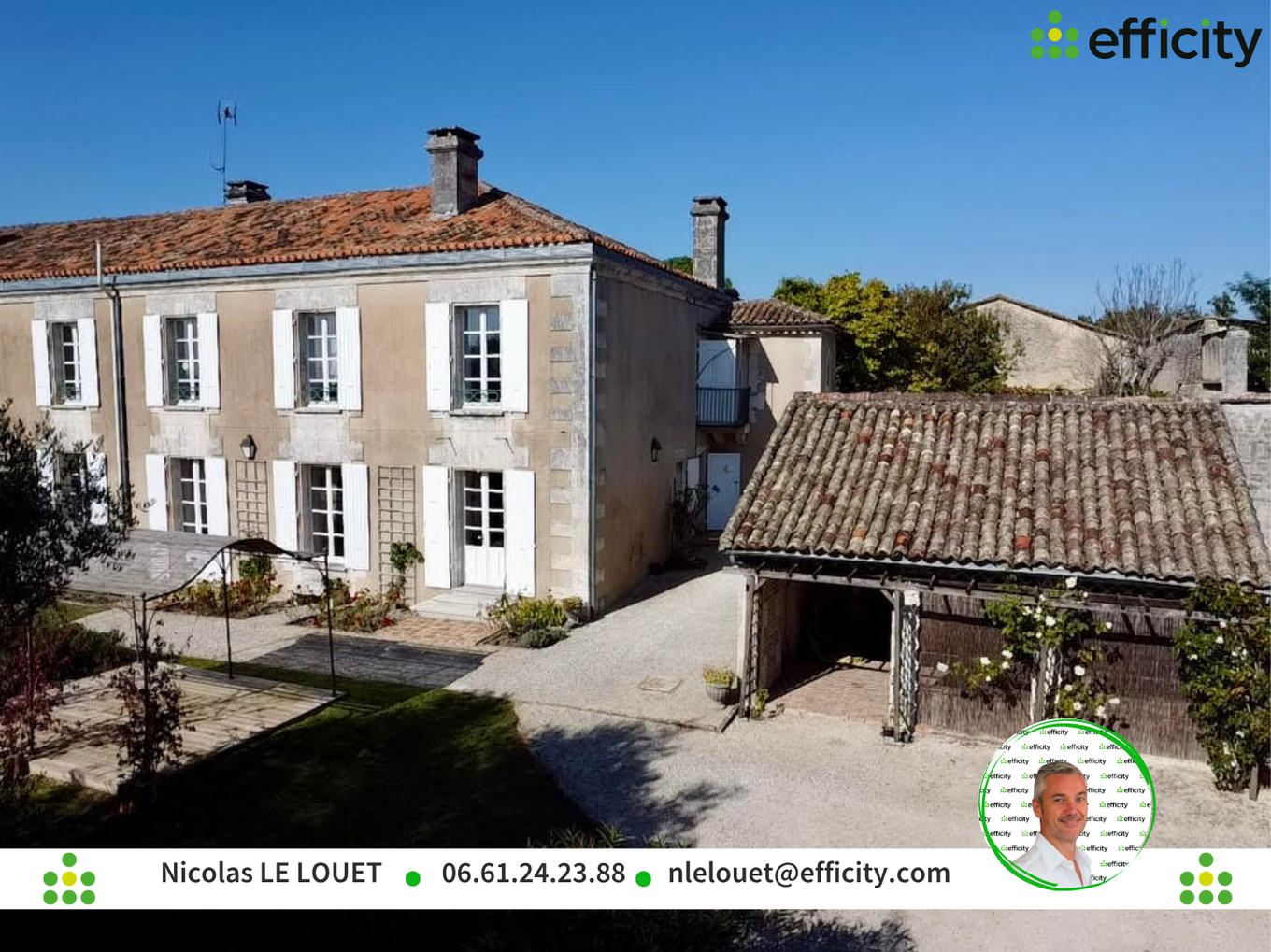 Achat immobilier Maison 10 pièces  290m2 à Anais (16560) - Photo n°1