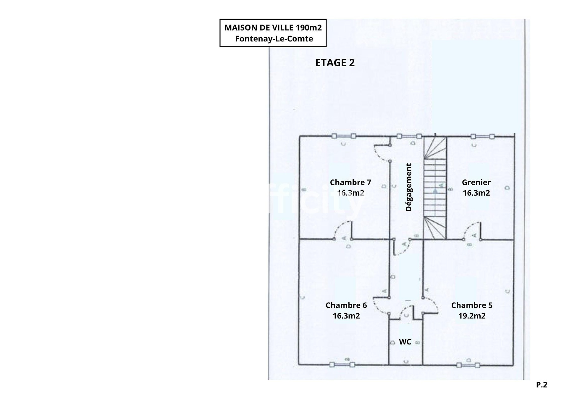 Achat immobilier Maison 8 pièces  190m2 à Fontenay-le-Comte (85200) - Photo n°4