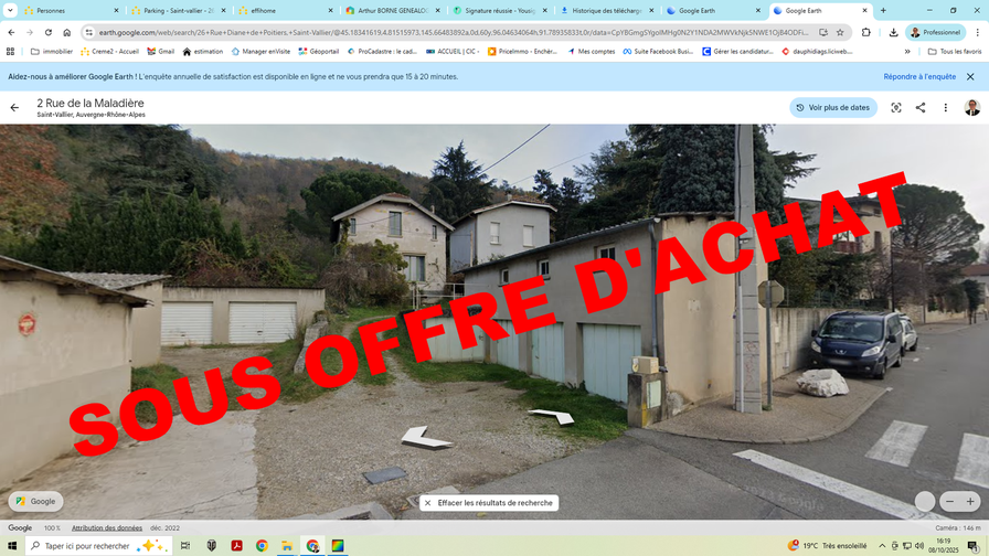 parking  - 29m2 à Saint-Vallier (26240)