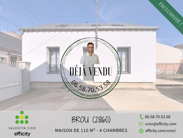 maison 5 pièces - 110m2 à Brou (28160)