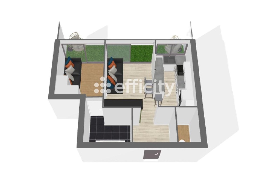 Achat immobilier Appartement 2 pièces  53m2 à Paris (75014) - Photo n°6