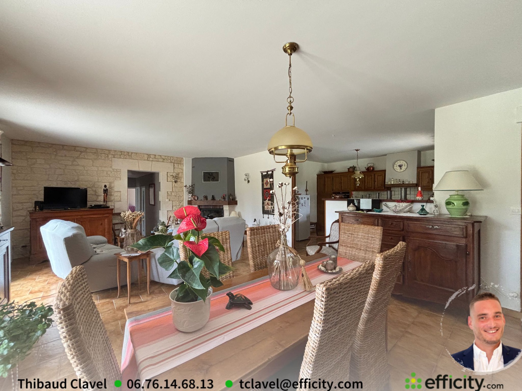 Achat immobilier Maison 5 pièces  114m2 à Garat (16410) - Photo n°5