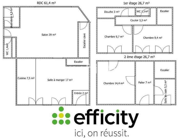 Achat immobilier Maison 4 pièces  115m2 à Rouen (76000) - Photo n°4